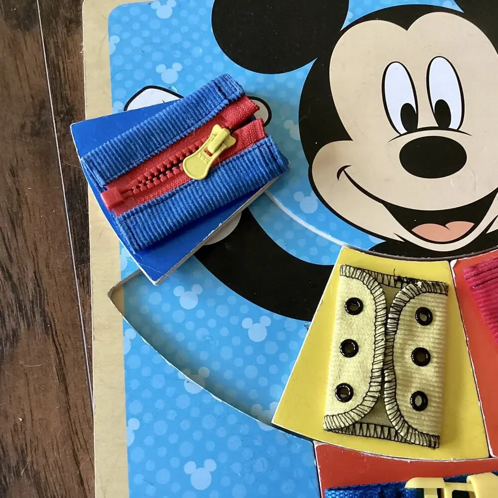 Melissa & Doug Mickey Mouse Clubhouse Wooden Basic Skills Board